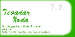 tivadar noda business card